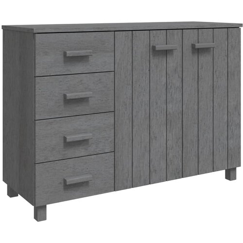 Maison Chic Komoda - Predalnik HAMAR temno siva 113x40x80 cm trdna borovina, (21722295) Cene