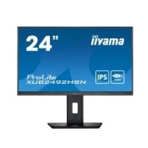Iiyama monitor 24" ete ips-panel, 2560x1440, 15cm height adj. stand, pivot, 300cd/m², speakers, hdmi, displayport, 4ms, usb-hub 3x 3.0 (23,8" vis) Cene