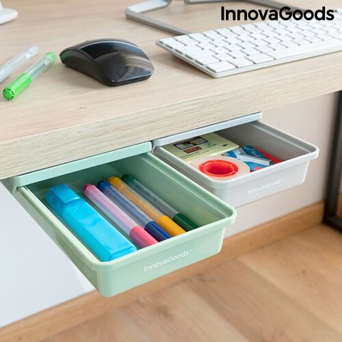InnovaGoods Set dodatnih ljepljivih ladica za stol Underalk Paket od 2 kom. Cijene