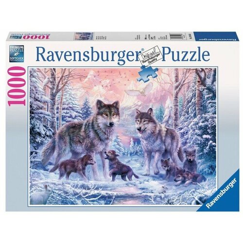Ravensburger puzzle - Vukovi - 1000 delova Slike