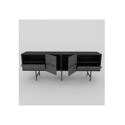 Woody Fashion TV polica Derin Black Slike