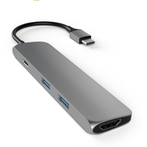 Fast Asia Adapter-konvertor TIP C na HDMI+2xUSB 3.0+SD/Micro SD sivi Cene