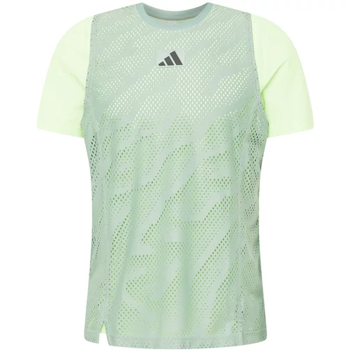 Adidas Funkcionalna majica 'Pro' siva / limeta / meta / črna