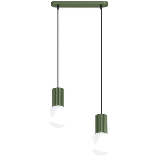Sollux Lighting Viseča svetilka HALO 2L zelena oliva, (5000352290) Cene