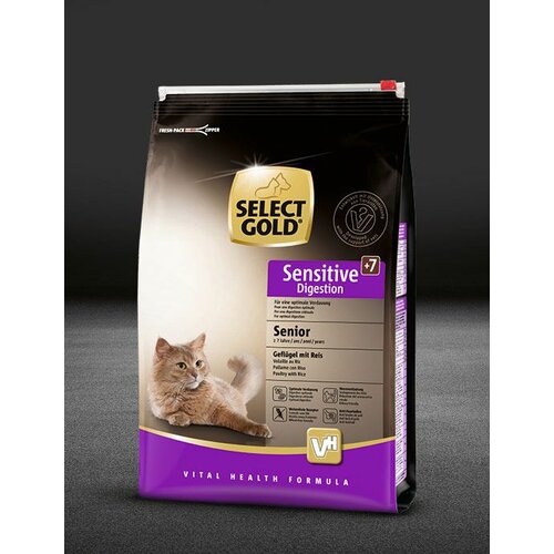 Select Gold CAT Senior Sensitive digestion živina i pirinač 400g Slike