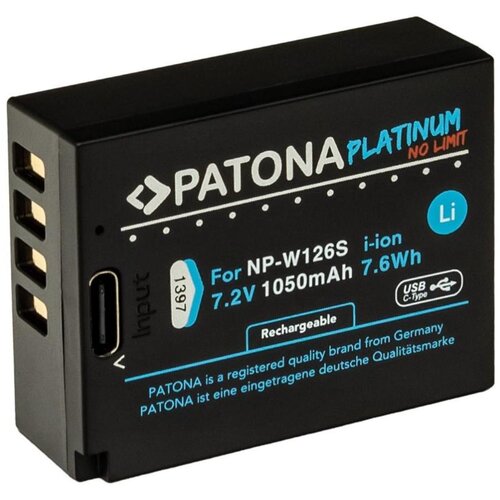Patona Baterija za Fujifilm NP-W126S 1050 mAh Li-Ion Platinum, USB-C punjenje Cene