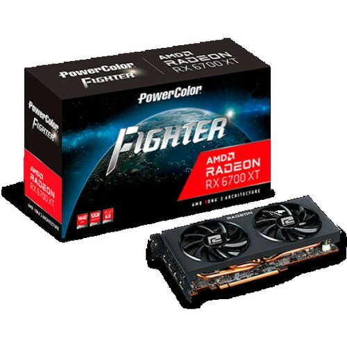 Powercolor SVGA PCIE Power Color AMD Radeon 6700XT Fighter AXRX 6700XT 12GBD6-3DH Cene