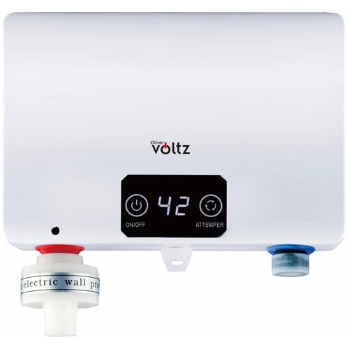 Voltz Pretočni grelnik vode Oliver OV57100G, 5500W, 20-55&deg;C, zaslon na dotik, IPX4, bel, (22102704) Cene