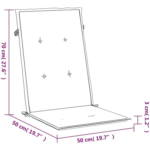  Jastuci za vrtne stolice 6 kom zeleni 120x50x3 cm od tkanine Slike