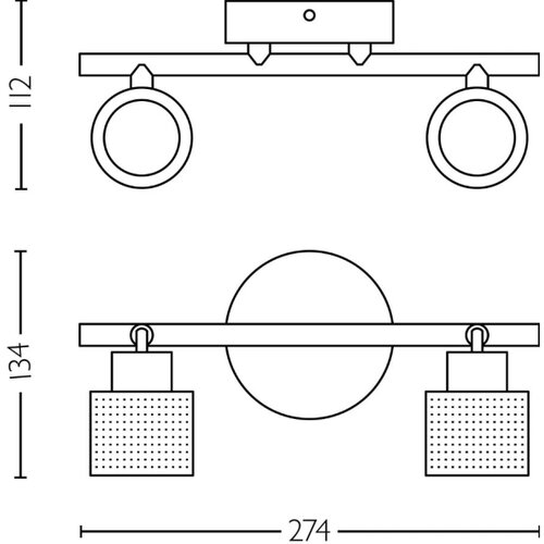 Philips 929004109101 Niall spot 2x5w bs hv ( 20657 ) Cene