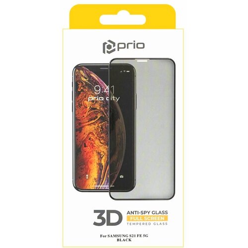 Prio 3D Anti-Spy kaljeno staklo za Samsung S21 FE 5G crno Cene