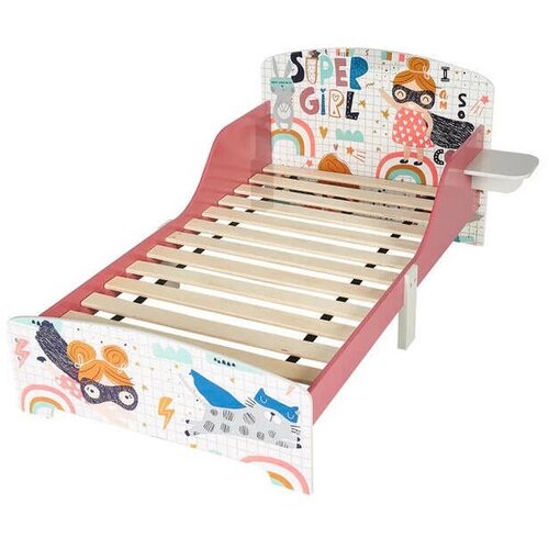 Kinder Home dečiji drveni krevet sa zaštitom od pada, ram du Slike