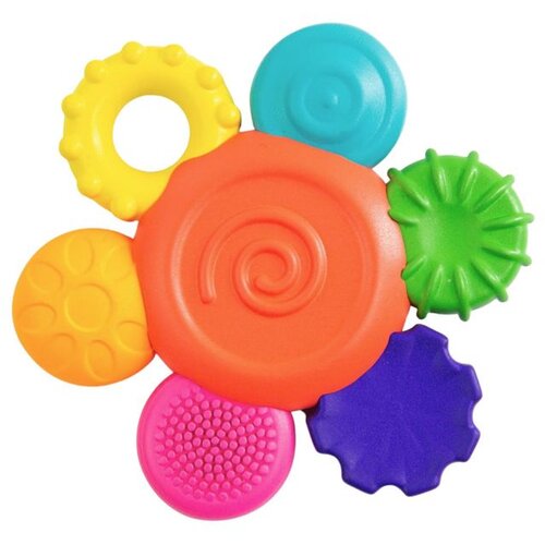 Sassy Silicone Flower Teether grickalica zvečka zvečka Slike
