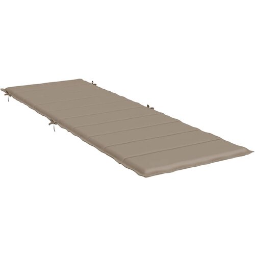  Jastuk za ležaljku smeđesivi 186x58x4 cm od tkanine Oxford Slike