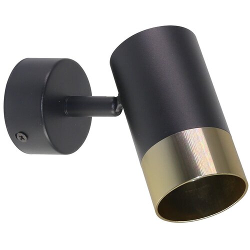 Candellux Lighting Crna/u zlatnoj boji zidna lampa Tobi &amp;ndash; Slike