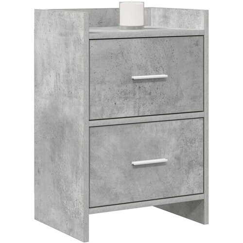  Noćni ormarići Betonska siva 40 x 30 x 60 cm Konstruirano drvo Slike