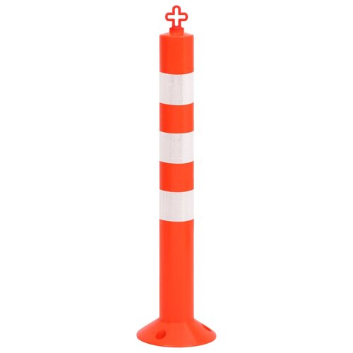  Stupovi za kontrolu prometa s lancem 10 kom 75 cm PE Slike