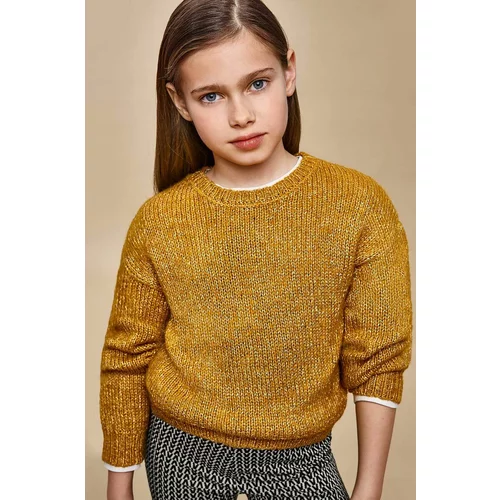 Mayoral Otroški pulover rumena barva