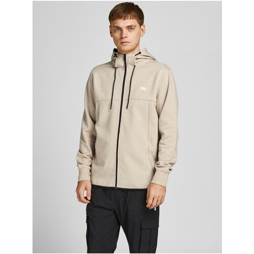 Jack & Jones Beige Men's Hoodie Air - Men's Slike