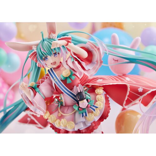 Square Enix HATSUNE MIKU 1/7 SCALE FIGURE - BIRTHDAY 2021 (PRETTY RABBIT VER.) BY SPIRITALE Slike