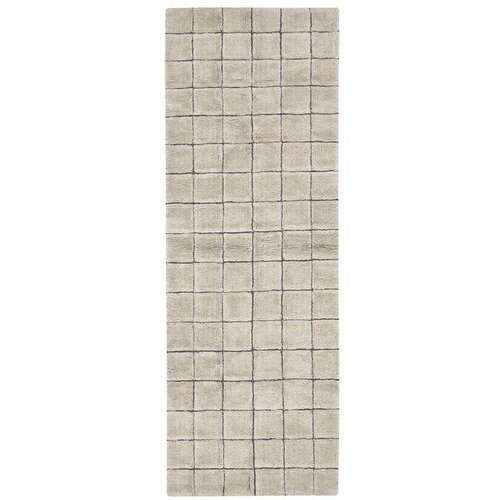 Lorena Canals Bež ročno tkan volnen tekač 80x230 cm Mosaic Sandstone &amp;ndash; Slike