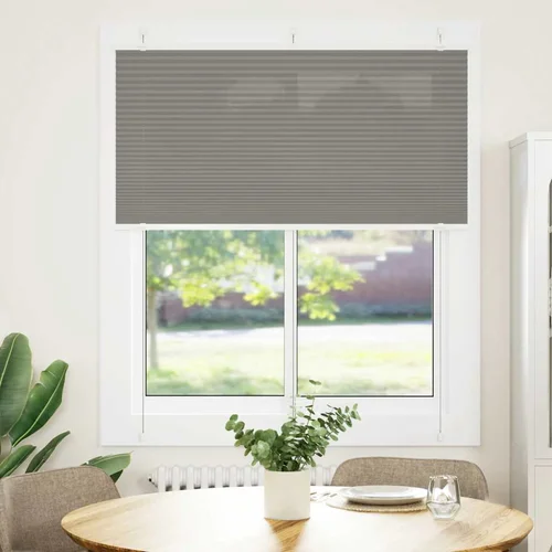 vidaXL Plisirana roleta antracit 120x100 cm širina tkanine 119,4 cm vidaXL Plisirana roleta antracit 120x100 cm širina tkanine 119,4 cm