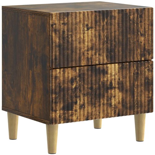vidaXL Noćni ormar Dimljeni hrast 43 x 34 5 x 48 cm Konstruirano drvo - Dimljeni hrast 1 Cene