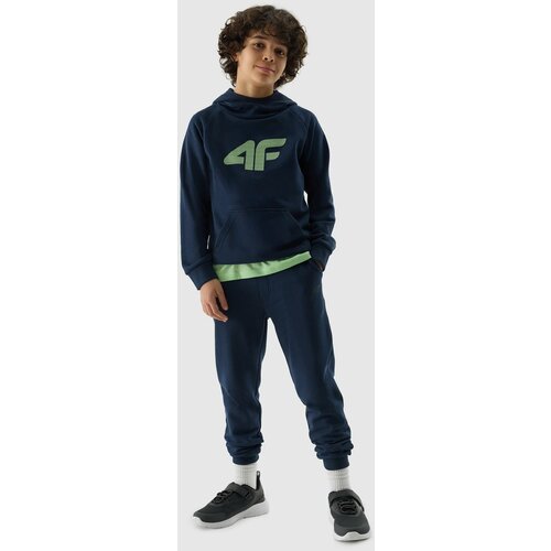 4f jogger sweatpants for boys - navy blue Slike