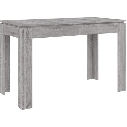 Maison Chic Jedilna miza - Kuhinjska miza - Jedilni stol siva sonoma 120x60x76 cm inženirski les, (21715306) Cene