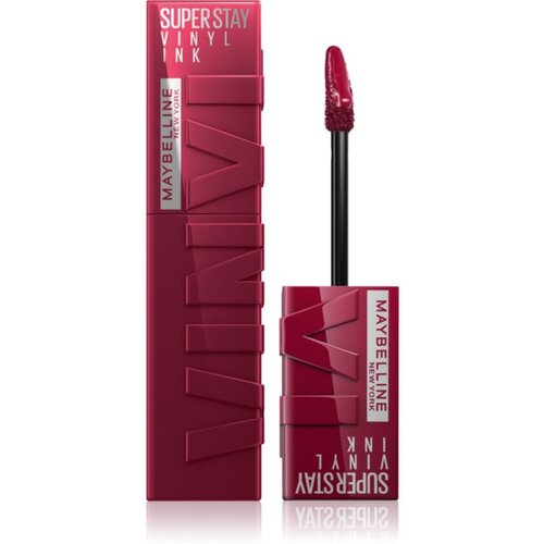 Maybelline SuperStay Vinyl Ink dolgoobstojna tekoča &amp;scaron;minka 30 UNRIVALED 4,2 ml Slike