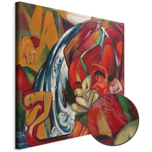  Slika - Franz Marc &ndash; The waterfall (Women under a waterfall) 60x60 Premium Print Cijene