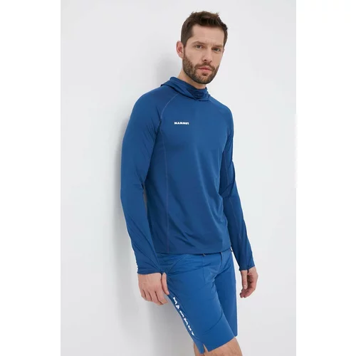 Mammut Sportska majica dugih rukava Selun FL boja: tamno plava, glatki model