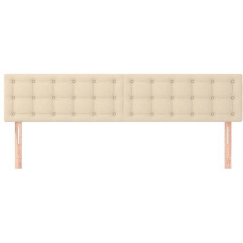  Uzglavlja krem 200x5x78/88 cm od tkanine Slike