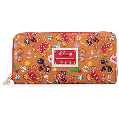 Loungefly disney ginger bread aop zip around wallet Cene