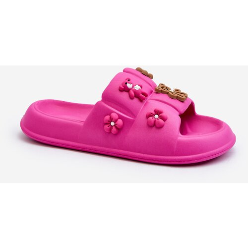 Boto Women's Foam Slippers with Decorations Fuchsia Cambrina Cene