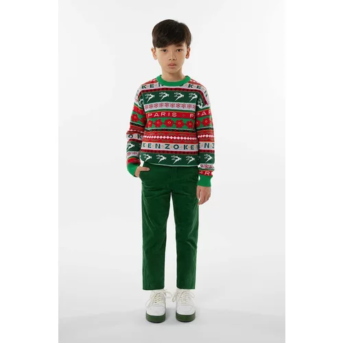 Kenzo Kids Dječji džemper boja: zelena