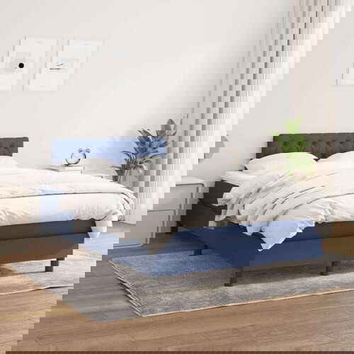  Krevet s oprugama i madracem plavi 120 x 200 cm od tkanine Cijene