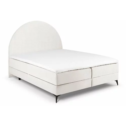 Cosmopolitan Design Bež boxspring krevet s prostorom za pohranu 160x200 cm Sunrise -