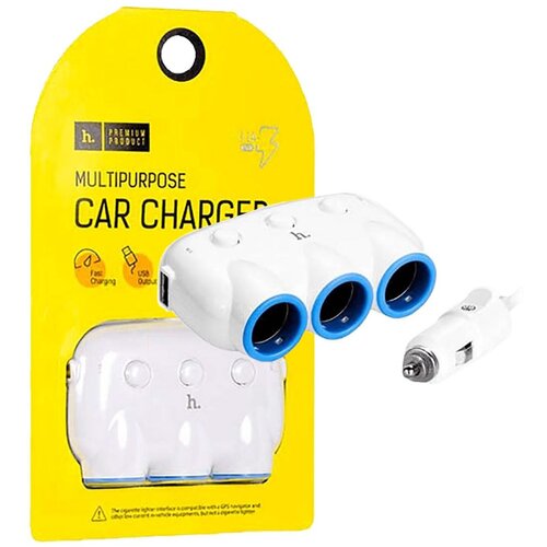 Hoco Auto punjač / razdelnik za smartphone, 2 x USB, 5V / 3.1 A - C1 Cene