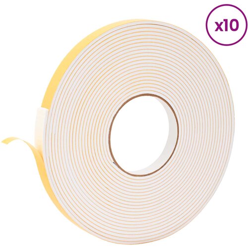  Samoljepljiva pjenasta traka 10 pcs Bijela 15mm x 10m CR pjena Slike