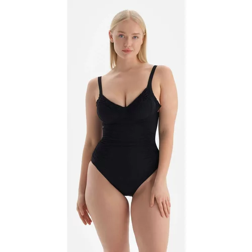 Dagi Black Consolidating Swimsuit with Corset