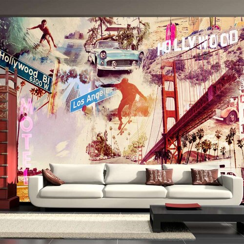  Tapeta - Hollywood Miami Los Angeles... 100x70 Cijene