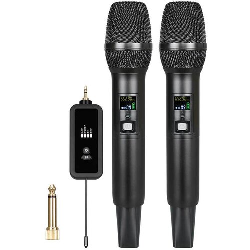 INF Dvojni brezžični mikrofonski sistem za karaoke in konference, (5000292096) Cene