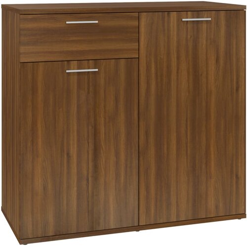 Maison Chic Komoda - Predalnik rjavi hrast 80x36x75 cm konstruiran les, (21718101) Cene