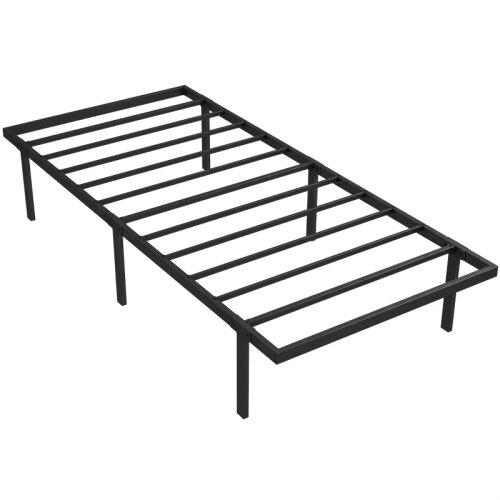 Nesta Kovinski posteljni okvir 90&times;200 cm, s shrambo pod posteljo, kovinski okvir z letvenim dnom, brez potrebe po boxspring podlagi, (5000493308) Cene