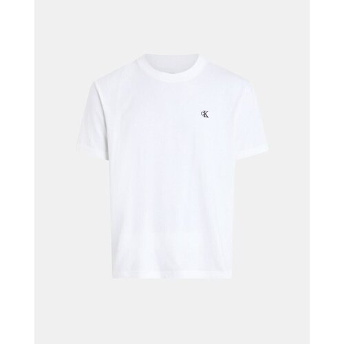 Calvin Klein Jeans Majice s kratkimi rokavi J30J327473 Bela Slike