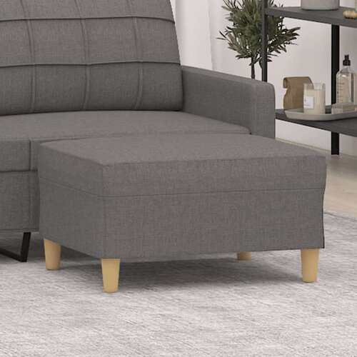  Tabure tamnosivi 70 x 55 x 41 cm od tkanine Slike