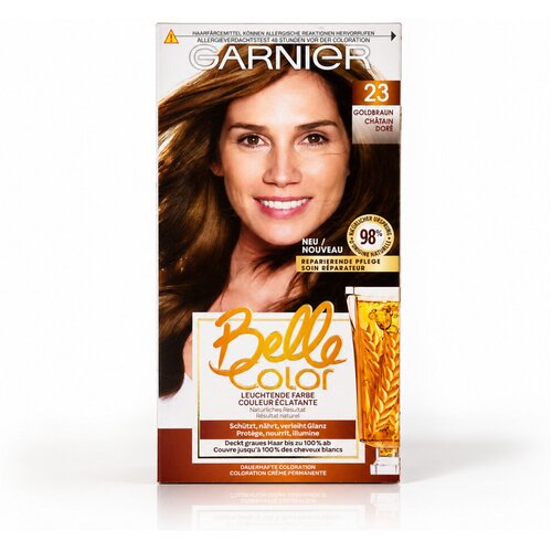Garnier Barve za lase Belle Color Permanente Haarfarbe - 23 Ch&amp;acirc;tin Dor&amp;eacute; Kostanjeva Slike