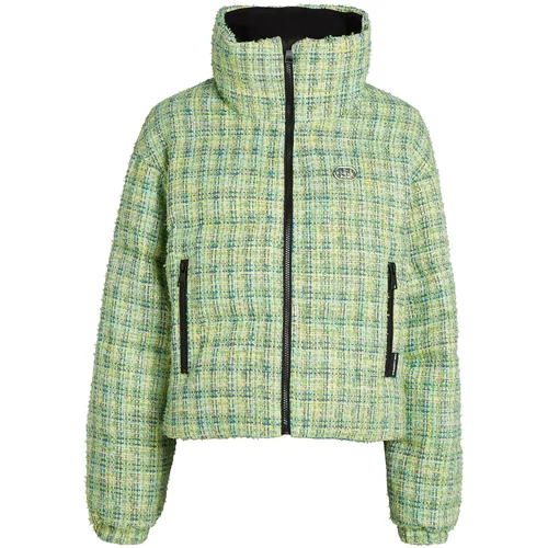 Karl Lagerfeld Prijelazna jakna plava / žuta / zelena