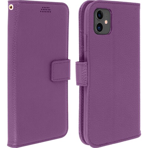 AVIZAR Ovitek za iPhone 11, držalo za kartico in video, z zrnatim ucinkom - vijolicen, (20599384) Slike